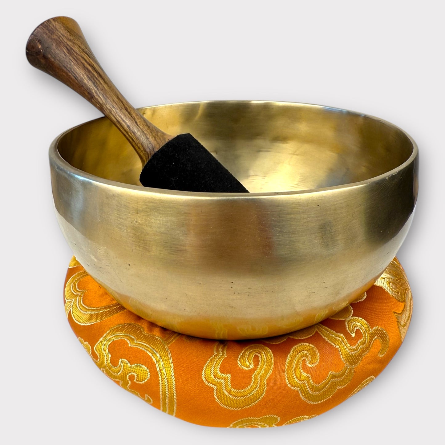Bol Tibétain 7 Métaux – Qualité Naturelle – Ré – 155mm – 682g