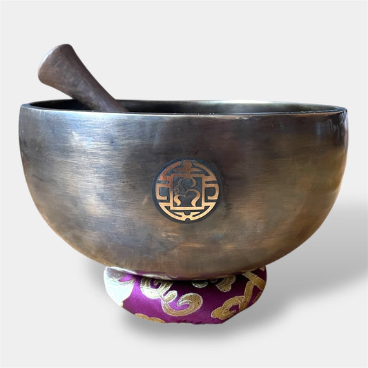 Bol tibétain artisanal fabriqué dans le respect des artisans