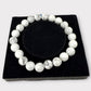 Bracelet howlite blanche