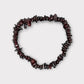 Bracelet baroque grenat rouge